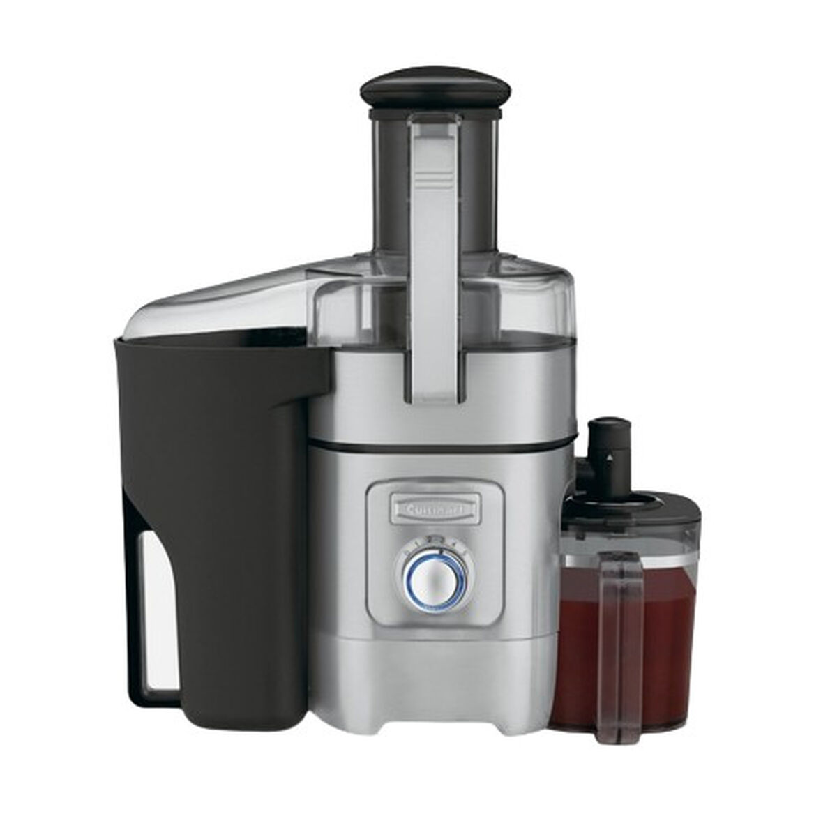 Cuisinart CJE-1000P1 Stainless Steel P1 centrifugal juice extractor with separate pulp container and pitcher