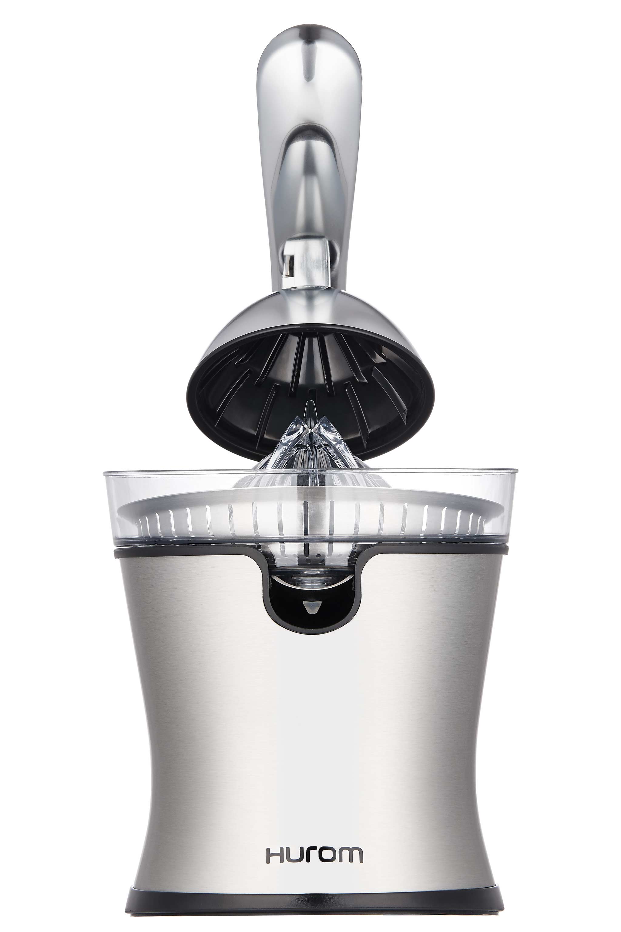Silver Hurom CJ-B01BSS motorized citrus juicer, exact-model manufacturer image