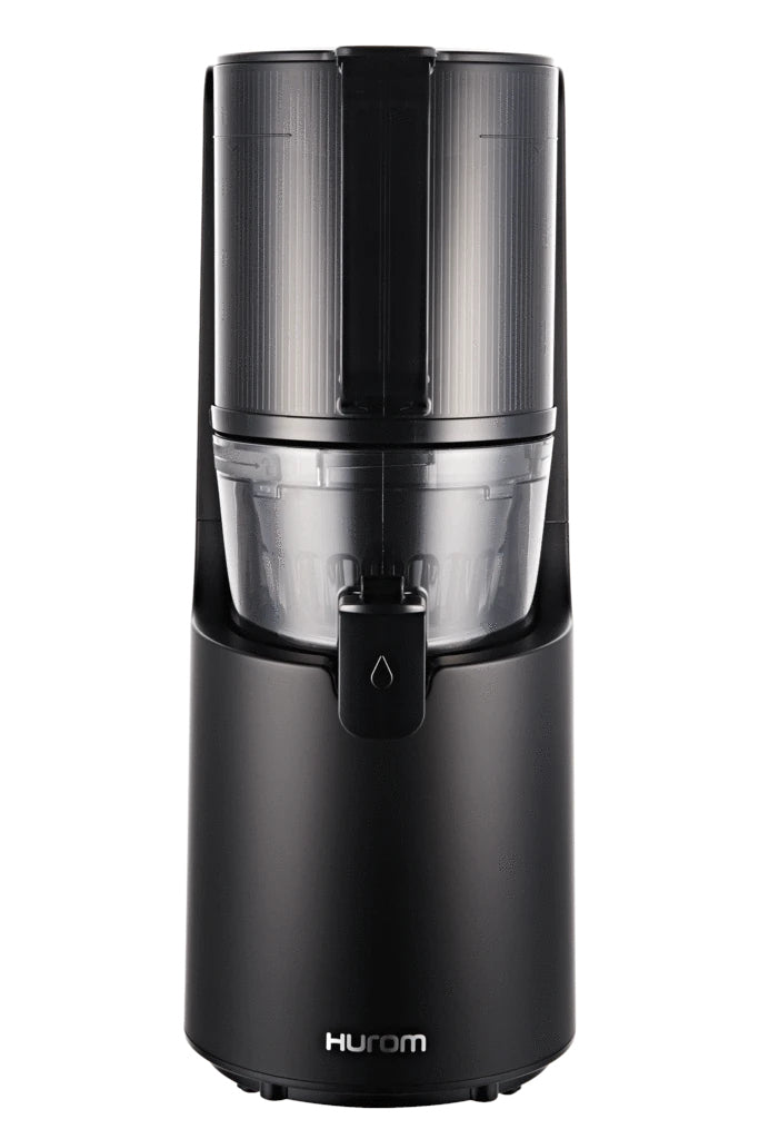Hurom H200 Easy Clean slow juicer in the manufacturer’s matte-black image