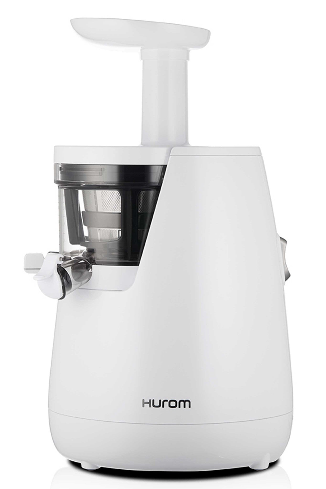 Hurom HO Slow Juicer White finish, exact U.S. HO-WWB11 variant image