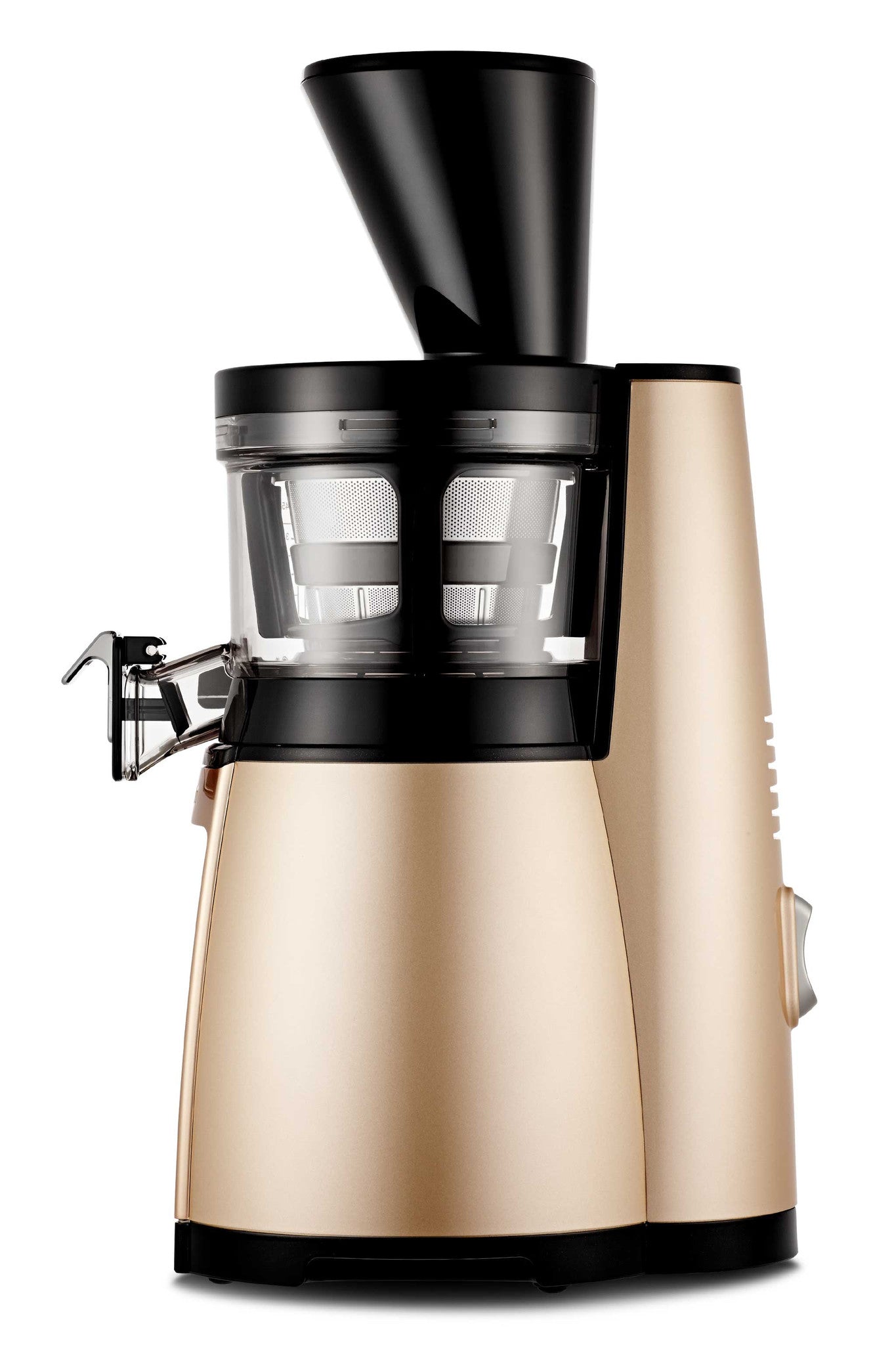 Hurom HT Slow Juicer Gold finish, exact U.S. HT-LBB14 variant image